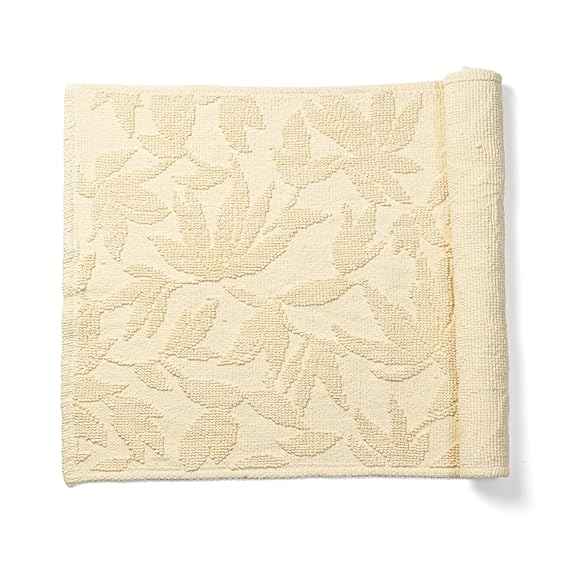 100% Cotton Handloom Jacquard Bathmat