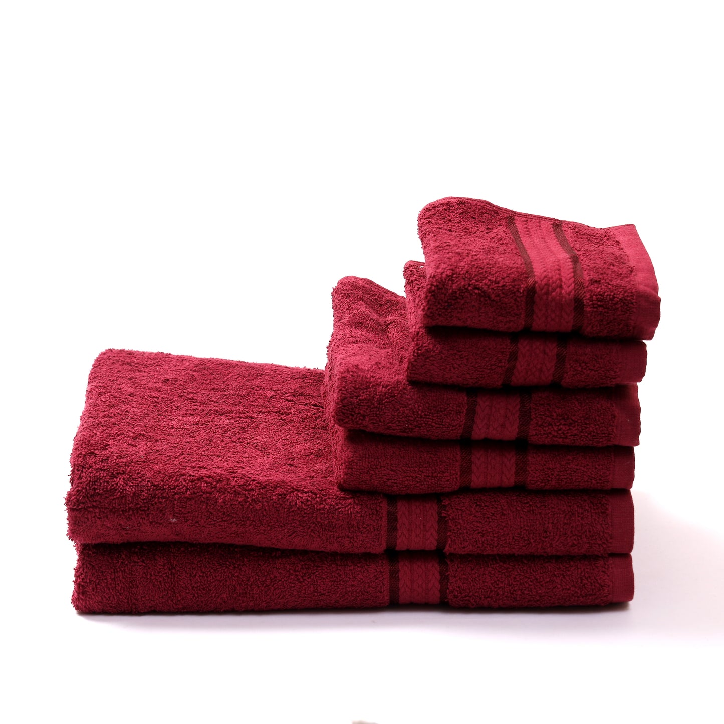 100% Cotton Towel, [2 Bath / 2 Hand / 2 Face]